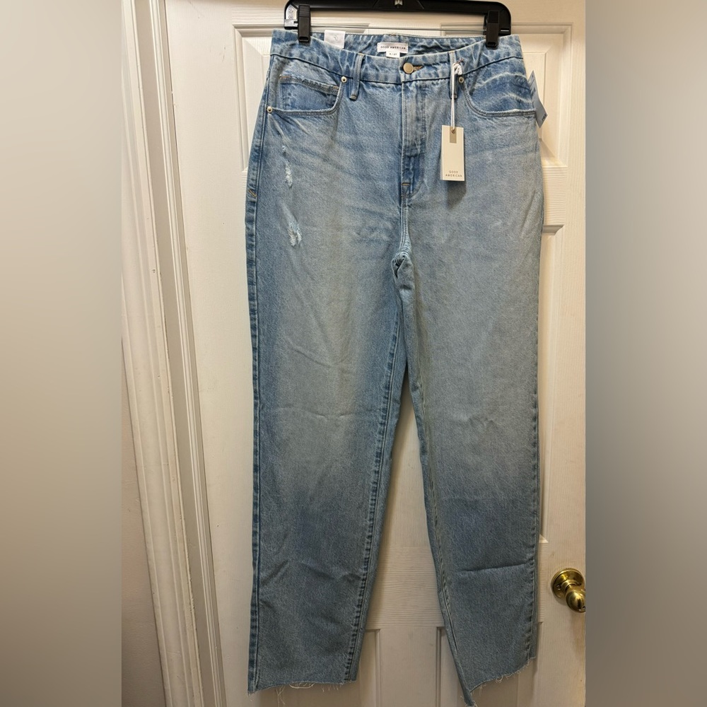 NWT Good American GOOD 90'S LOOSE JEANS Size 4/27